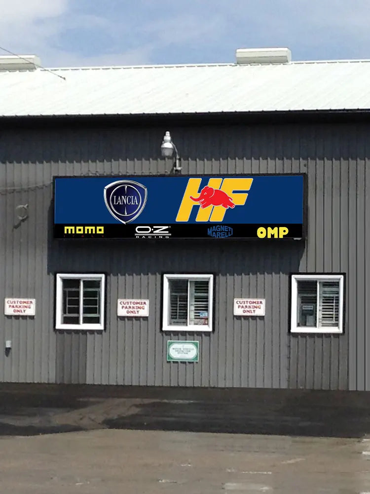 60x240cm Lancias HF Racing Car Flag Banner Tapestry Polyester Printed Flag Garage or Outdoor For Decoration