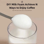New mini Convenient Electric Milk Frother Self Milk Pulling Frother Cappuccino Stirrer Latte Coffee Hot & Cold Froth Maker