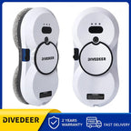 DIVEDEER Window Cleaning Robot Automatic Water Spraying Intelligent Household Electric High-rise Cleaning Outside Window Glass