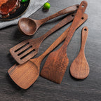 GIANXI Kitchen Utensils Set Non-Stick Chicken-wing Wood Kitchenware Soup Spoon Spatula Rice Spoon Shovel Kitchen Accessories