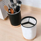 Utensil Holder Cutlery Drainer Kitchen Tableware Storage Bucket Plastic Chopstick Spoon Storage Rack Detachable Kitchen Tools