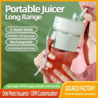 New Electric Fresh Juicer Powerful Crushed Ice Wireless Mini Portable Blender Bottle Juice Extractors Smoothie Mixer Cup