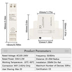Tuya Smart Life App ZigBee 3.0 Gateway Hub Smart Home Appliances Wireless Bridge Remote Control Automation Device Works Din Rail