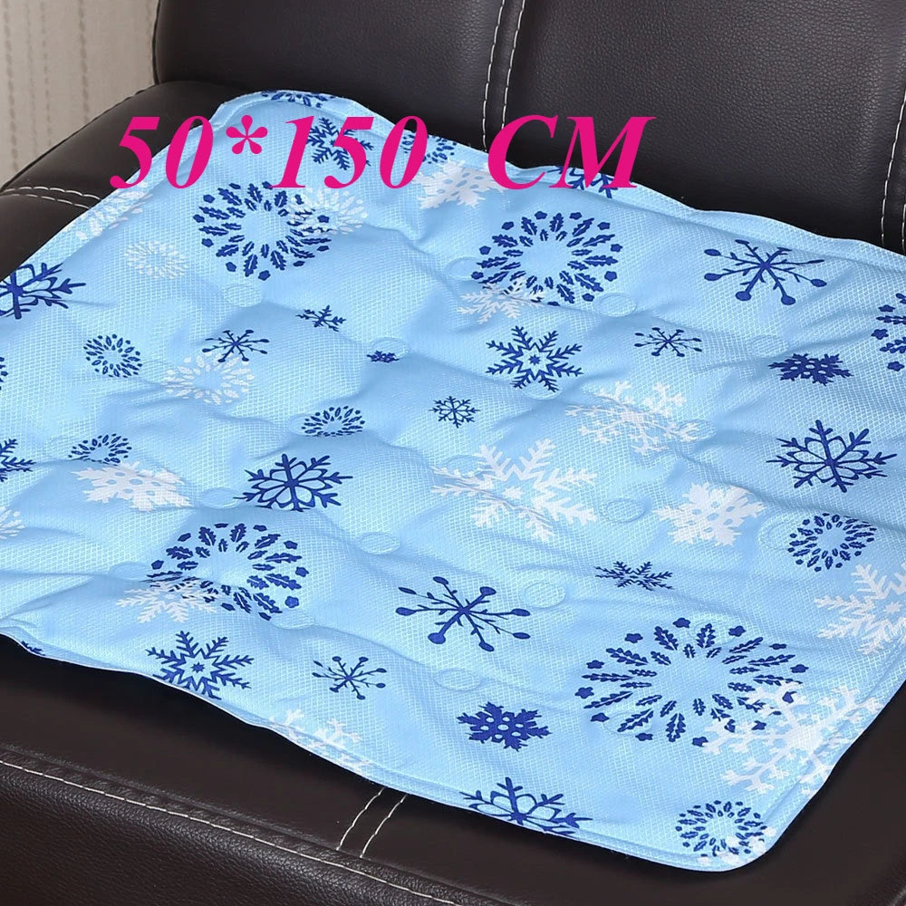 Soft ice mattress, multifunctional home cushion for student dormitories, no need to inject water, cool and reduce temperature