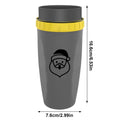 300ml Twizz Travel Mug Cup Non Spill Cup Twistable Water Cup Coffee Milk Aperture Mug with Straw Leakproof Thermal Cup Portable