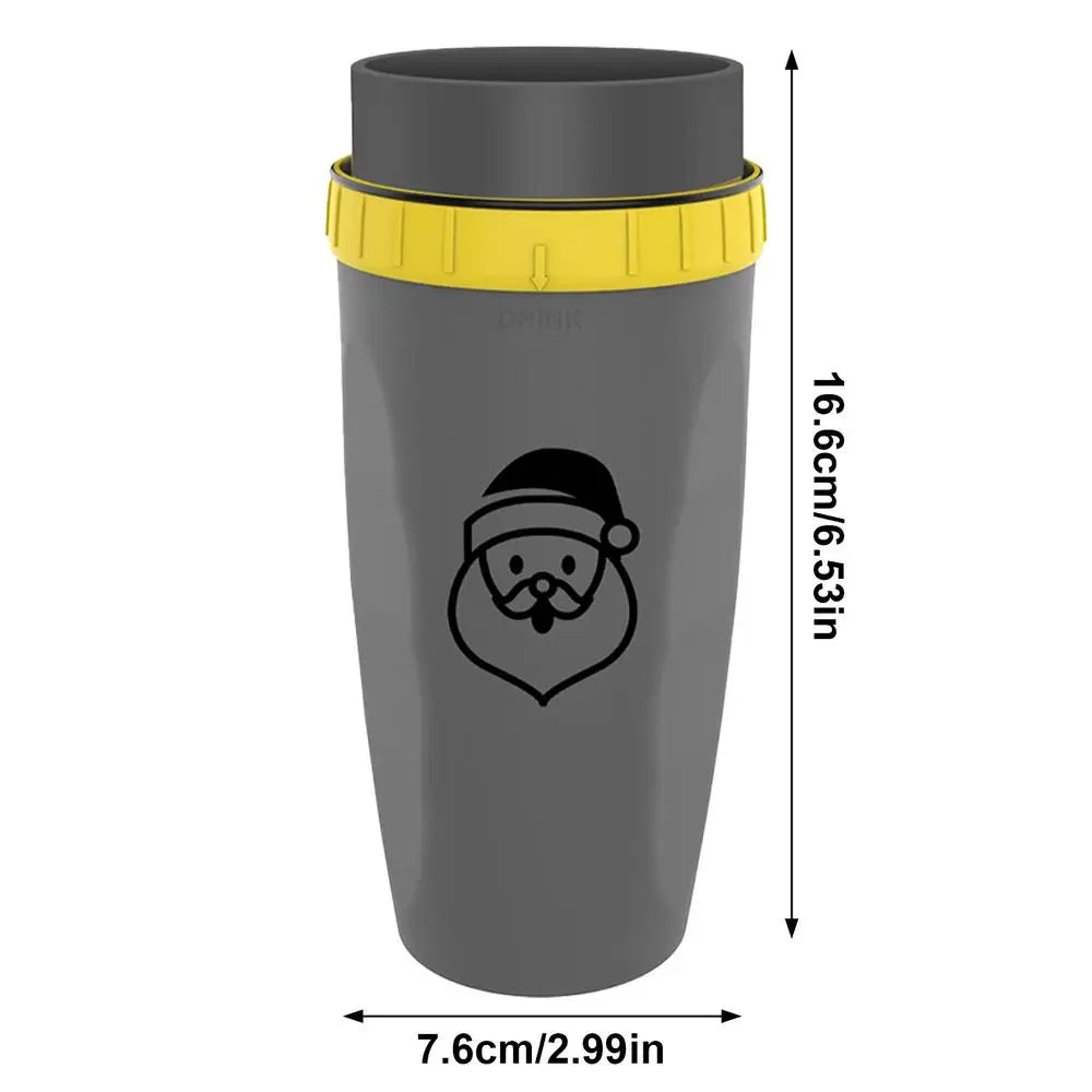 300ml Twizz Travel Mug Cup Non Spill Cup Twistable Water Cup Coffee Milk Aperture Mug with Straw Leakproof Thermal Cup Portable