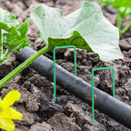 Galvanized U-type Garden Staples Heavy-duty Fence Tubing Stakes Sod Pins Artificial Grass Tent Securing Pegs Lawns Ground Nails