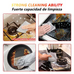 Kitchen Steel Wire Scrubber Oil Repellent Dish Washing Cloth Reusable Pot Friendly Cleaning Scourer Pad