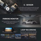 Car Dash Cam 4 Channel Black Box WiFi Driving Camera FHD 1080P Front L