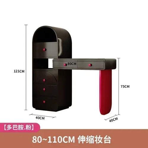 Storage Stool Dressing Table Mirrors Women Minimalist Jeweler Dresser Makeup Stand Tocador De Maquillaje Home Decoration
