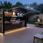 Stainless Steel Outdoor Kitchen Cabinet Modern for BBQ Shed with Pool House Furniture Outdoor Living Area Custom