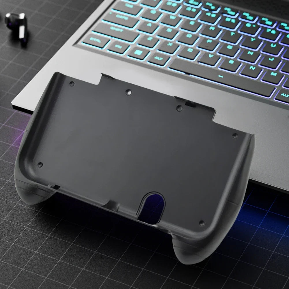 Hand Grip Handle Stand with Kick-Stand Protective Cover Skin Game Controller Case Hand Grip Holder for New 3DS XL LL