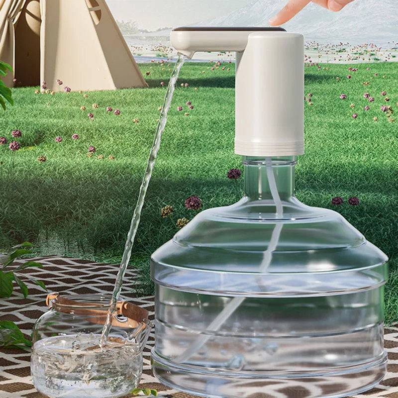 Electric Water Bottle Pump Portable Water Dispenser USB Charging for Home Office Camping Outdoors 5 Gallon Drinking Water Pump