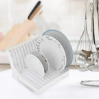Foldable Kitchen Tray Storage Rack Dishes Sorting Cup Plate Drying Holder Shelf Drainage Kitchware