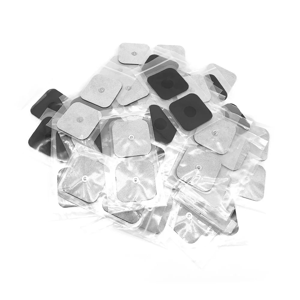 Physiotherapy Tens Electrode Pads Conductive Gel Therapeutic Pulse Pressure Electrical Compex Muscle Stimulator Massage Patches