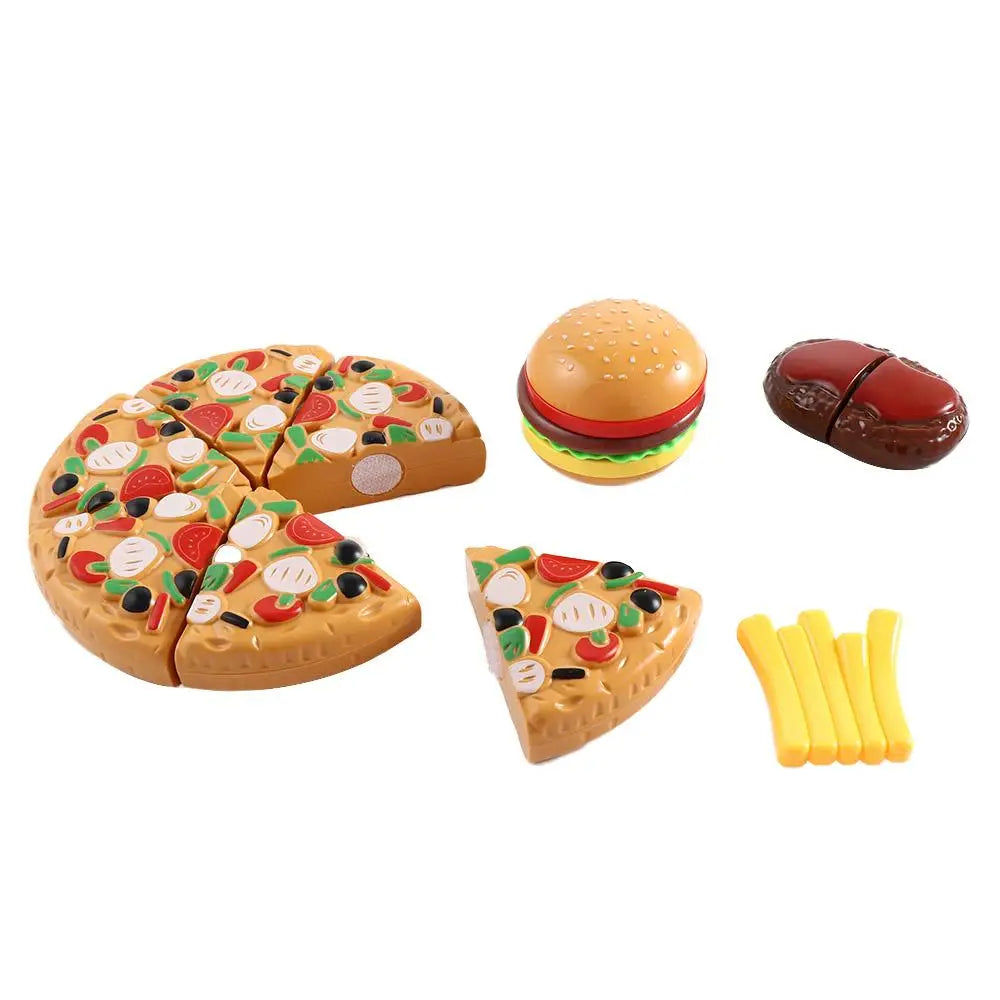 Simulation Kitchen Pretend Toy Cutting Fruit Vegetable Set Toy Cooking Interest Cultivation Montessori Educational Toy Kids Gift