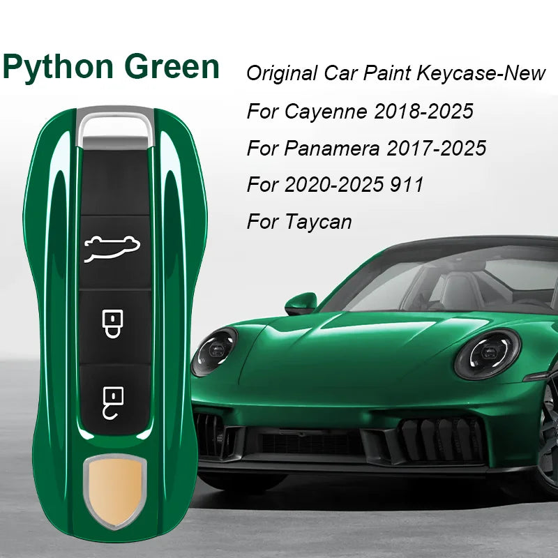 Key Case For Porsche Panamera Spyder Carrera Macan Boxster Cayman Cayenne 911 970 981 991 Smart Remote Key Case Fob Covers Bag