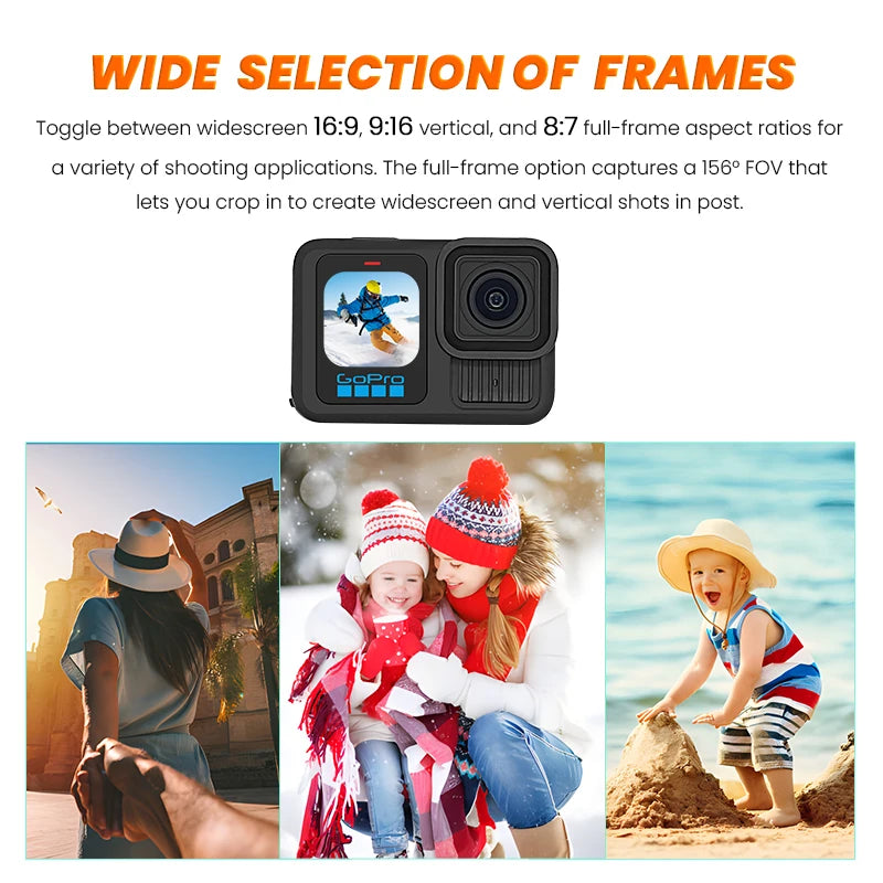 GoPro HERO13 Black Action Camera Go Pro 13 Anti Shake Cycling 5.3K Camera