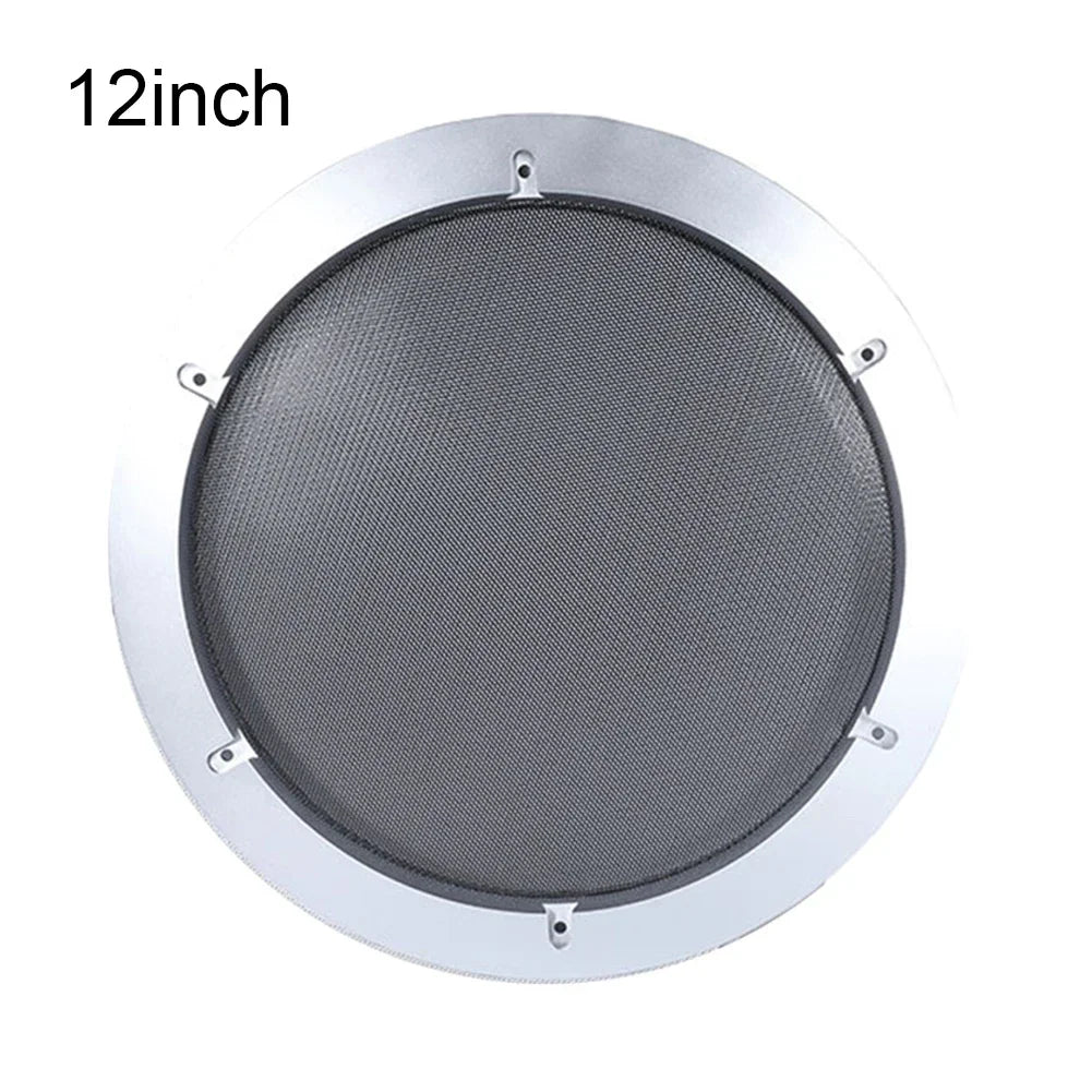Professional 12 Inch Speaker Net Cover Car Home Mesh Enclosure Frame Wire Grilles Circle Speaker Protective Cover Accessories