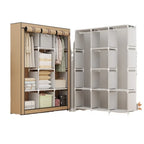 Multifunctional Dust Cloth Wardrobe, Home, Bedroom Clothing Cabinet Assembly Storage Cabinet