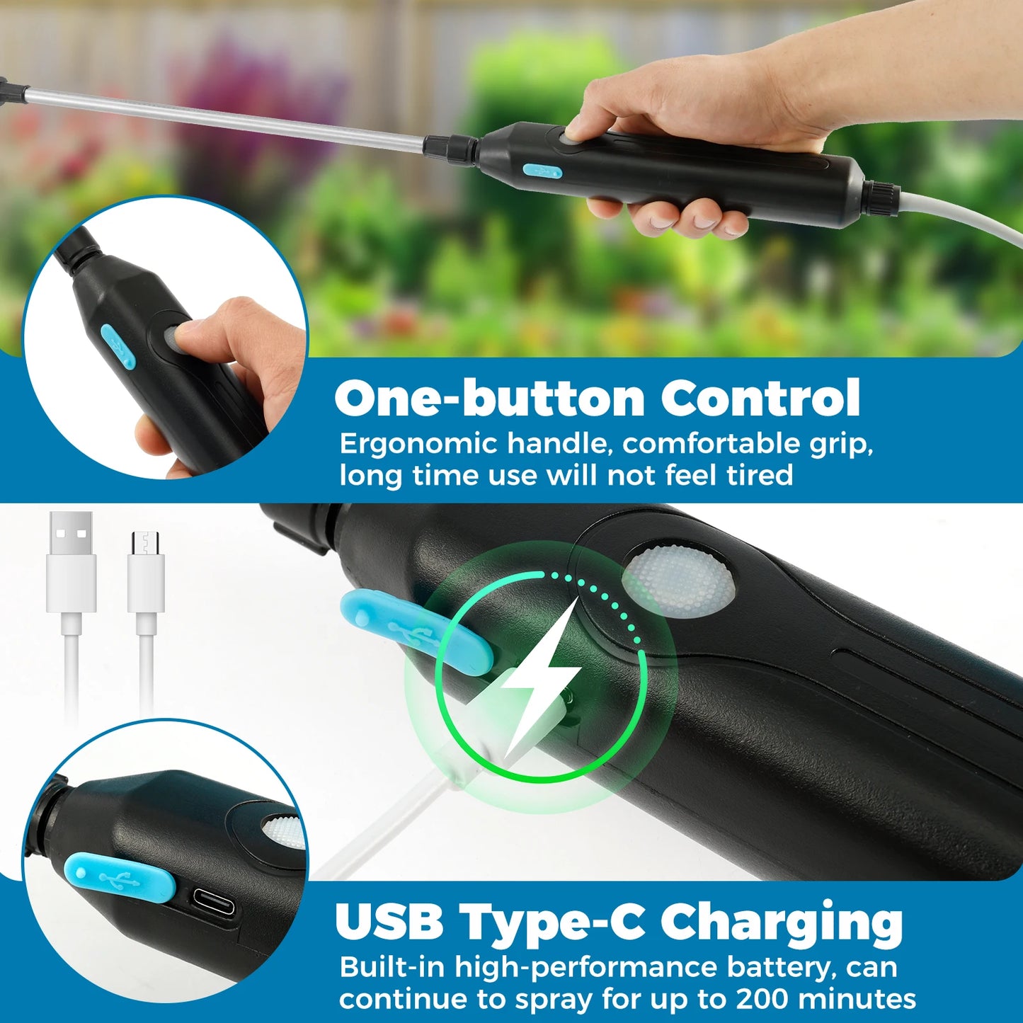 Portable 5L/8L Electric Garden Sprayer