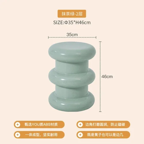 Home Shoe Changing Stool Ins Style Low Stool Sofa Side Table Nordic Modern Minimalist Living Room Creative Small Round Stools