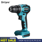Drillpro 90N.m Cordless Electric Screwdriver Rechargeable  DIY Wireless Power Driver Tools For Makita 18V Battery