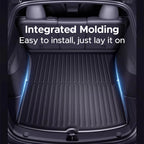 For Tesla Model Y 2020-2024 Front and Back Trunk Mat TPE Carpet Waterproof Weather-resistant Pads Up and Down Layer Mats