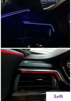 Car 30-color LED trim panel for Audi A4 A5 B9 instrument panel light guide strip synchronous original ambient light