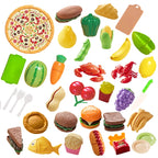 Children Kitchen Toys Set Cookware Kitchen Toys Simulated Fruits Cutting Toys Cooking Accessories for Kids Girls Christmas Gift