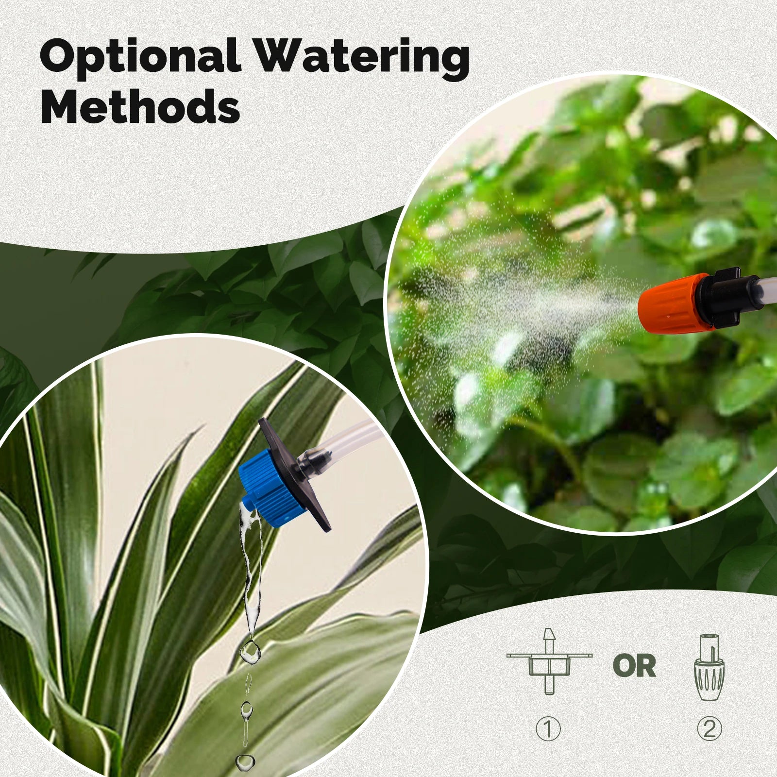 MOES Tuya WiFi Smart 1-Outlet Watering Timer Water Pump Device Irrigation System Garden Tools Sprinkler Design Auto Mode Manual