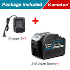Kamolee 18V 6000mAh Li-ion Battery BL1860 Hand drill Battery Power tools Support Kamolee tools