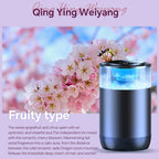 Smart Induction Car Aromatherapy Diffuser Auto On/Off Mist Maker Fogger Portable USB Rechargeable Fragrance Diffuser with Light