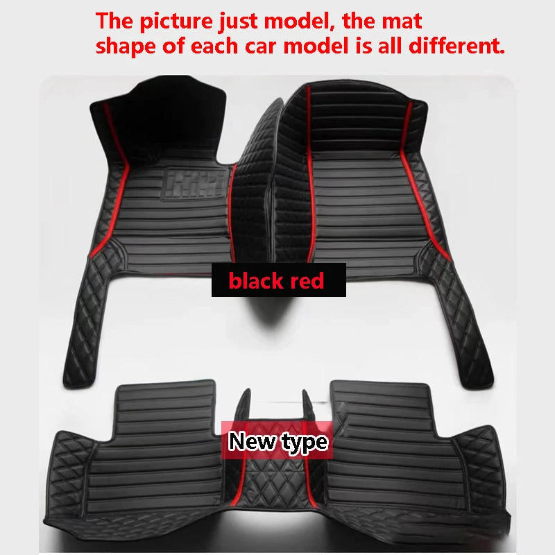 Car Floor Mat For Custom For Haval H6 2023 Automobile Rugs Non-Slip Leather Man Full Set Luxury Woman Foot Pads Auto Accessory