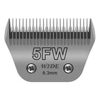 5FW Detachable animal wide Dog pet Horse Replacement blade For most Andis, Oster A5, Wahl km10 clippers