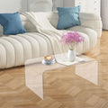 Acrylic Coffee Table Multiuse Acrylic Furniture Modern End Table Japanese Floor Table for Office Living Room Porch Family Garden