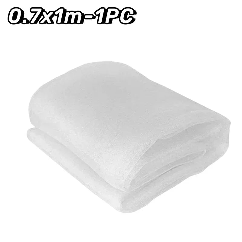 Large Fruit Tree Netting with Zip and Drawstring Garden Insect Screen Transparent Bird Plant Barrier Screen