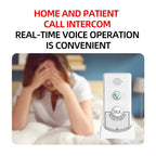 2 Pack Intercoms Wireless for Home Voice Bidirectional Caller Home Ultra Long Distance Wireless Voice Interphone Elderly Caller