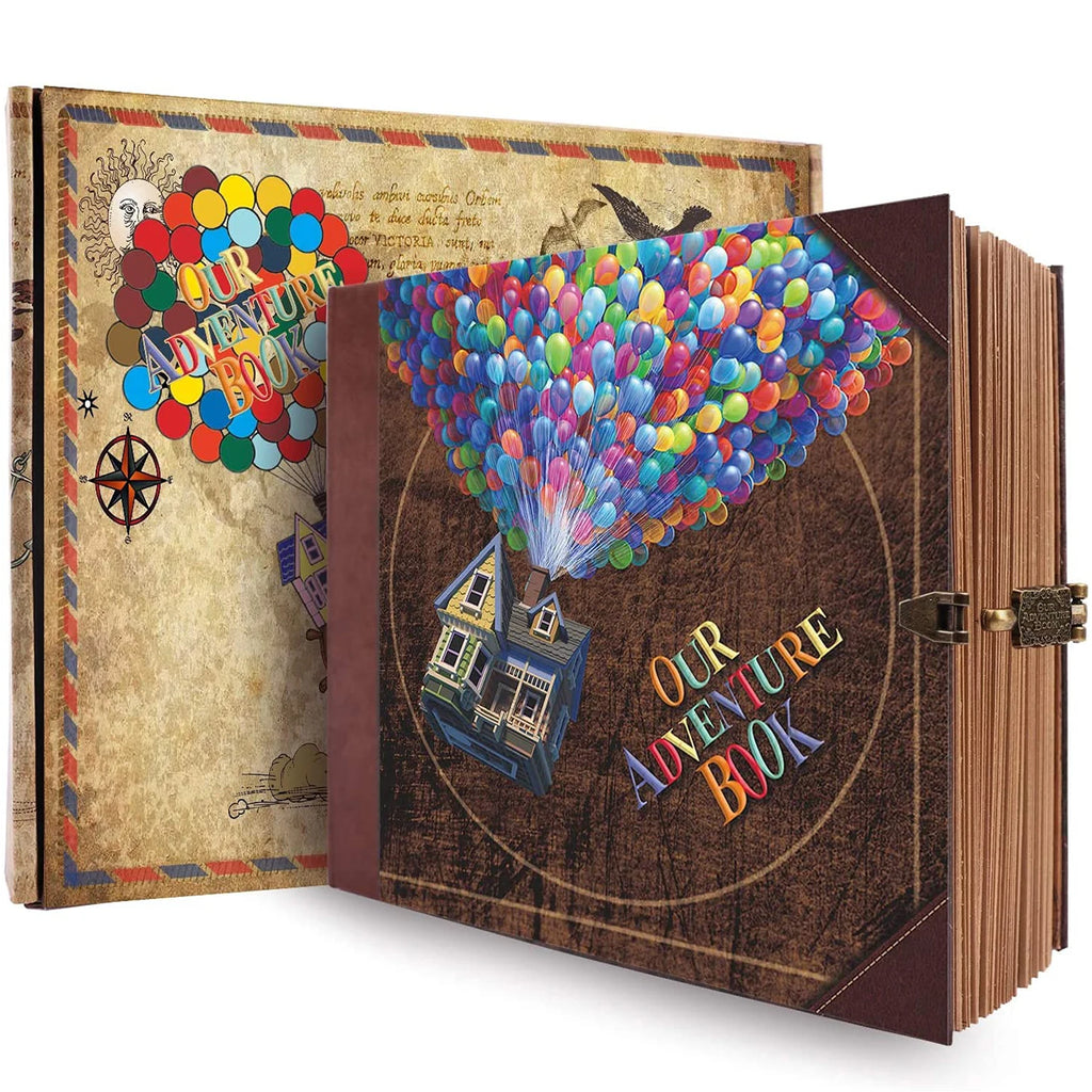 Our Adventure Book 146 Page DIY Handmade Photo Album Scrapbook Retro Kraft Album Anniversary Wedding Memory Mother's Day Gift