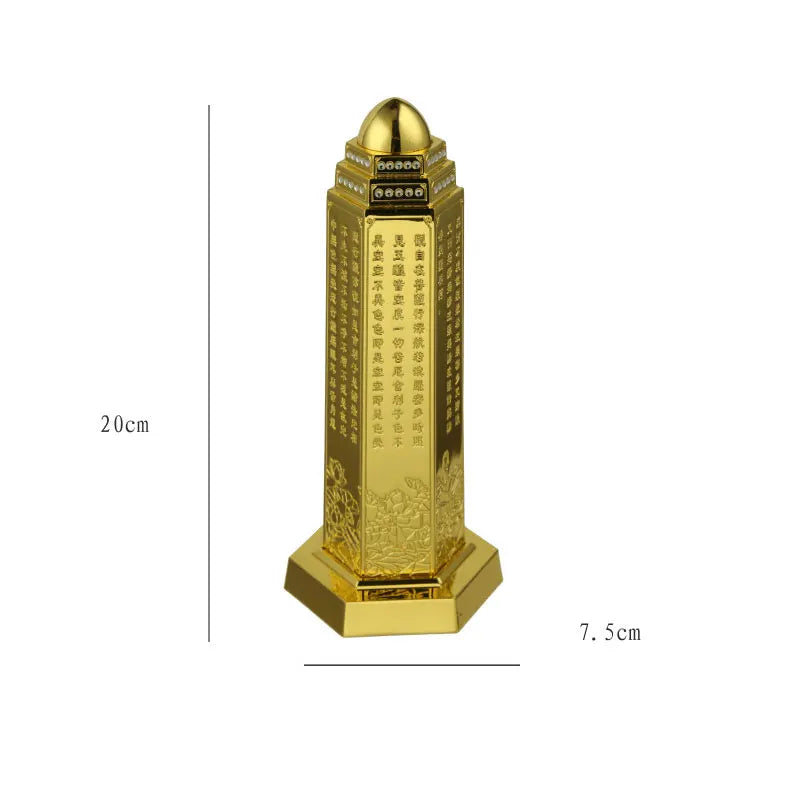 1Pc Buddhist Feng Shui Brass Five Element Pagoda-amulet Can Be Equipped With Tibetan Treasures Pagoda Heaven And Earth