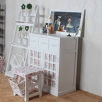 Wood Girl Drawers Dresser Eithe Box Women Nordic Large White Dressing Table Storage Mirror Modern Comoda Pra Quarto Furniture