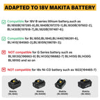 2000N.M High Torque Brushless Electric Impact Wrench Cordless 1/2" Wrench Drill Car Repair Power Tool For Makita 18V Battery