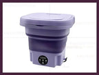 8L Portable Foldable Mini Washing Machine for Socks Underwear Adjustab
