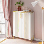 6-Tier Shoe Storage Cabinet with Adjustable Shelves, Wooden Shoes Rack Shoe Storage Organizer for Entryway, Closet, Living Room