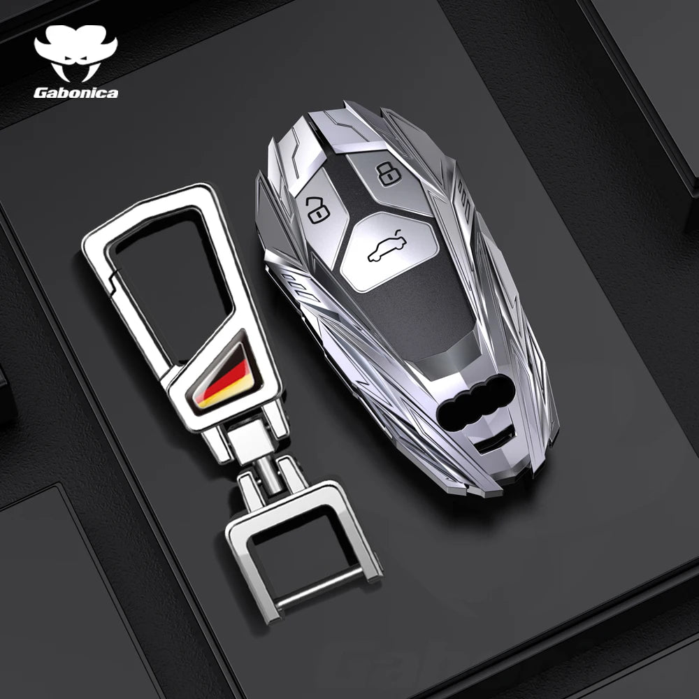 Alloy Car Key Case Cover Shell Fob For Audi A1 A3 Q2L Q3 S3 S5 S6 TT TTS Q7 Q5 A6 A4 A4L Q5L A5 A6L A7 A8 Q8 S4 S8 Accessories