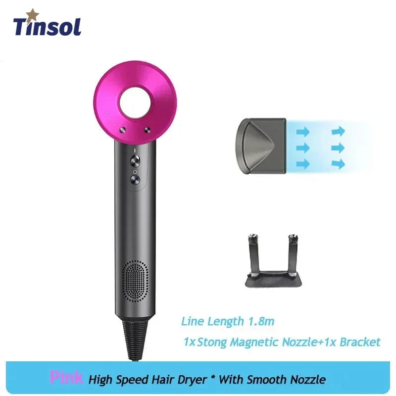Professional negative ion hair dryer, high-speed constant temperature bladeless hair dryer home negative ion hair dryer