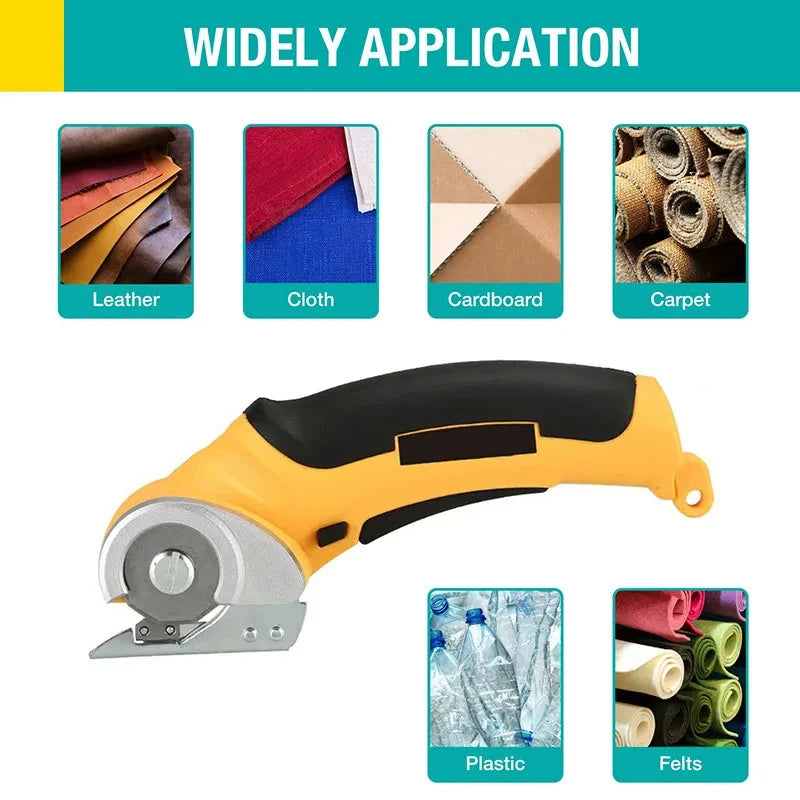 Cordless Electric scissors for fabric cutting Cloth USB Rechargeable Lithium Leather Sewing scissors Cutting Fabric tools
