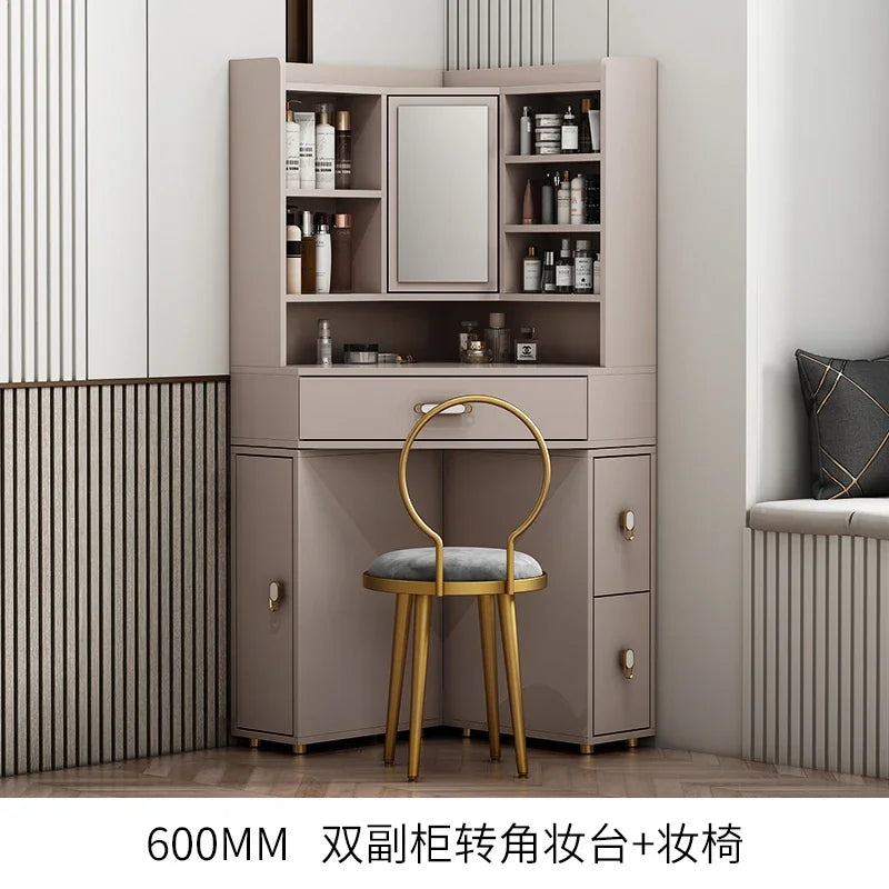 Corner dresser locker integrated light luxury bedroom modern simple small apartment triangular corner