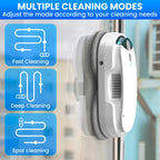 INSE Window Cleaning Robot Automatic Water Spray Function With Remote Control Smart Vacuum Cleaner Machine for Home Glass Washer