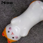 Cute Ceramic Japanese Groceries Crafts Kittens Ceramic Chopstick Racks Household Trinkets Kittens Rich Cat Lucky Cat